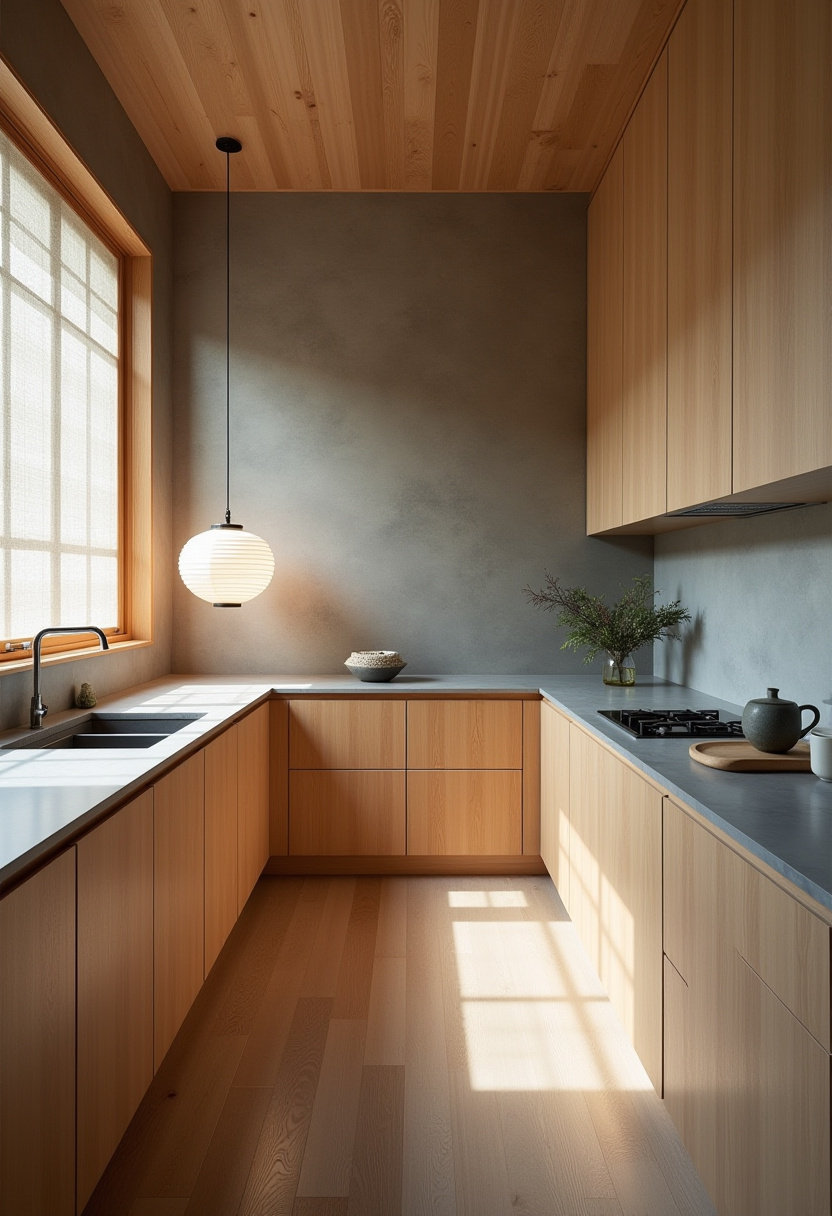 Narrow Kitchen Design 12
