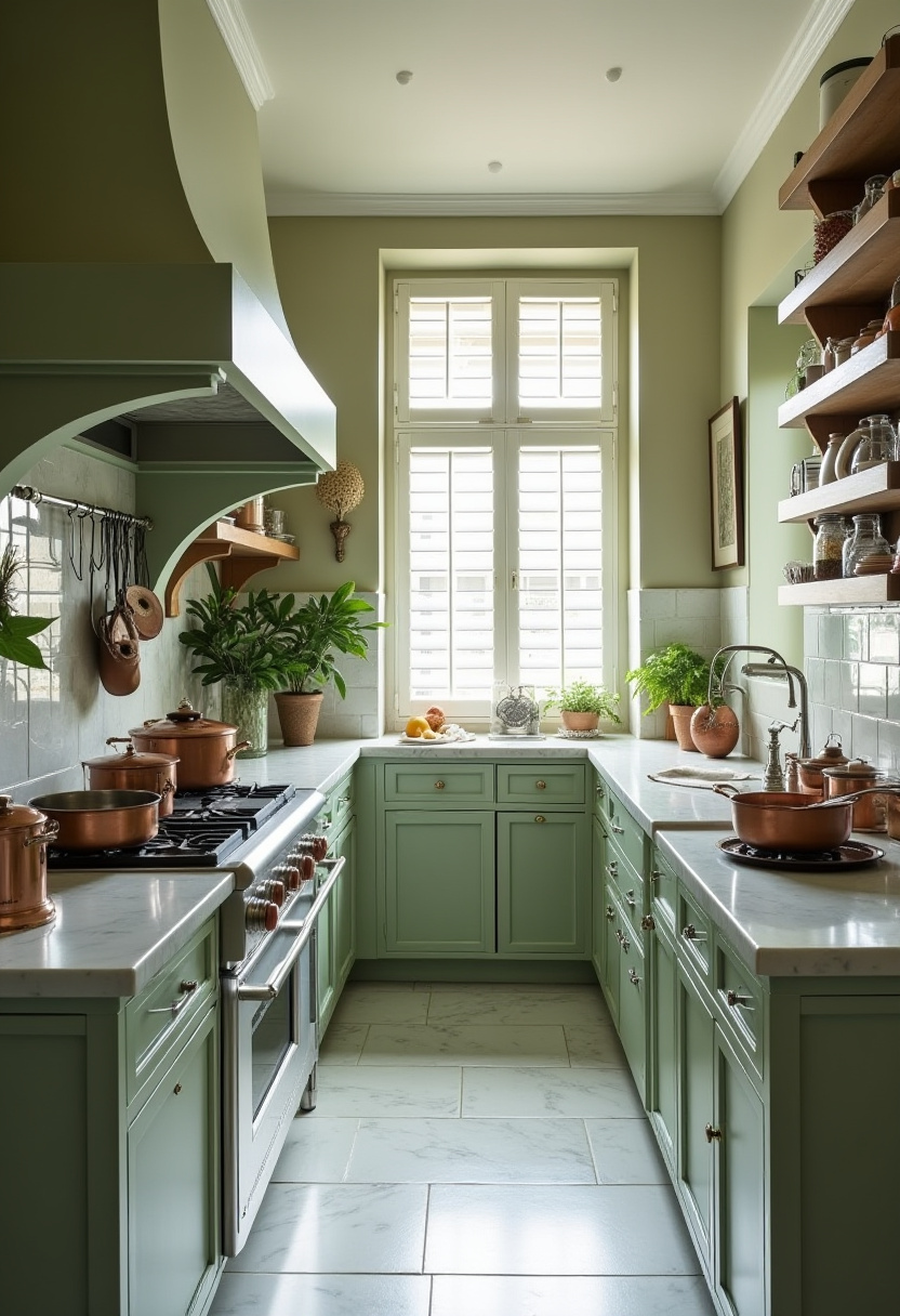 Narrow Kitchen Design 22