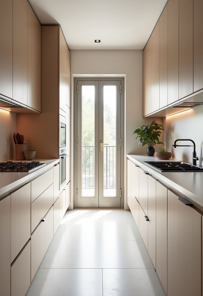 Narrow Kitchen Design 28