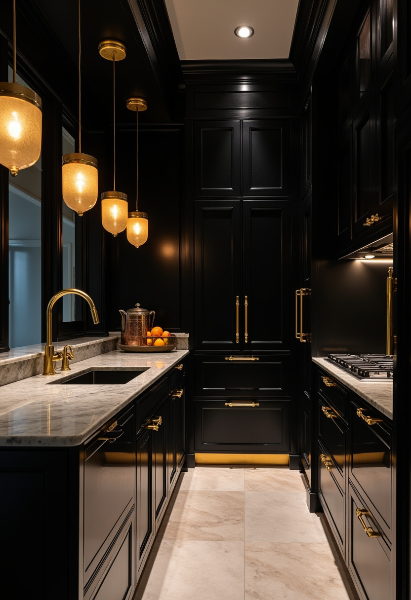 Narrow Kitchen Design 30