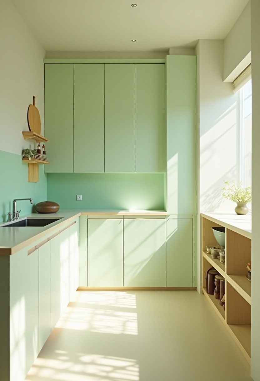 Narrow Kitchen Design 5