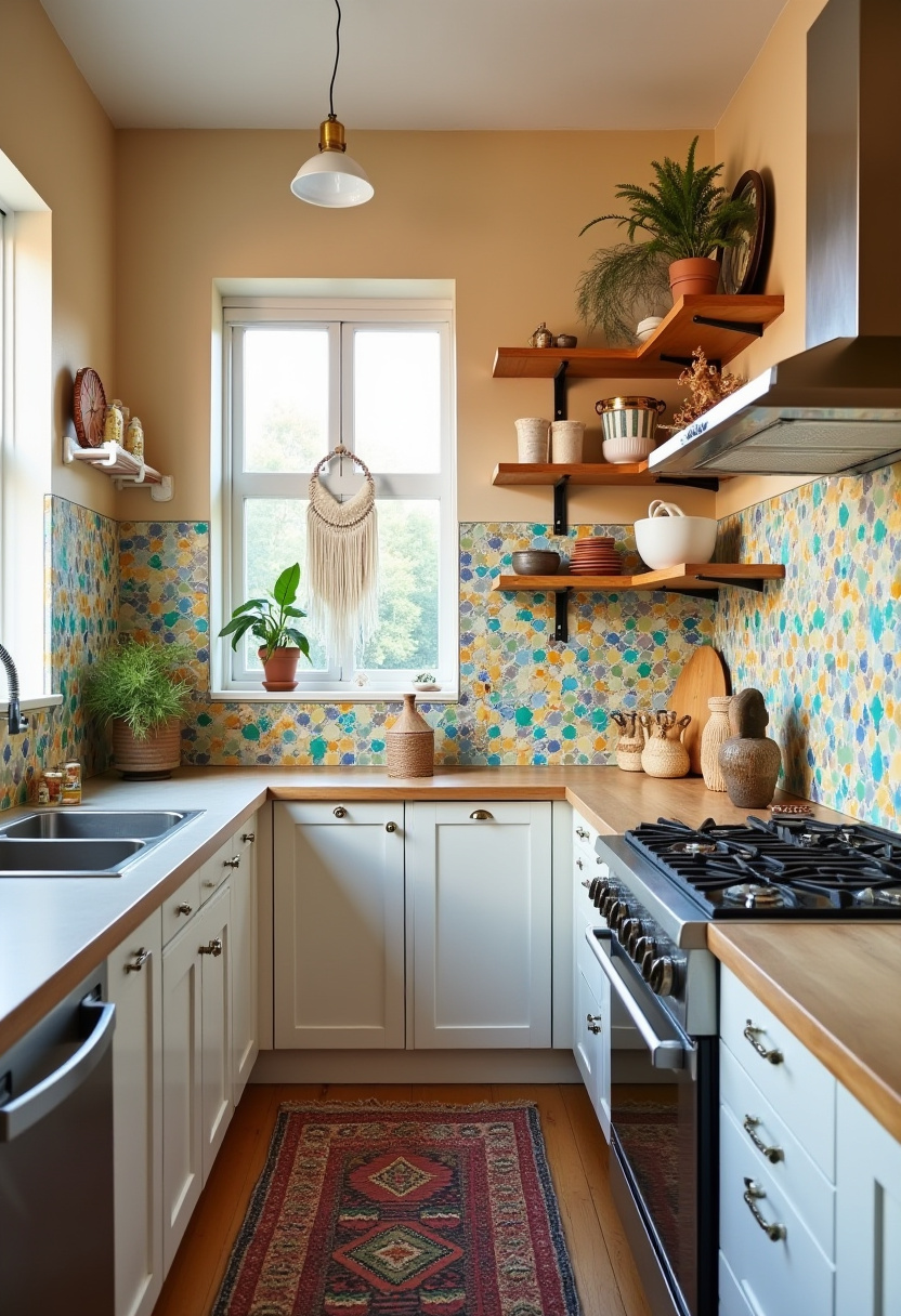 Narrow Kitchen Idea 13