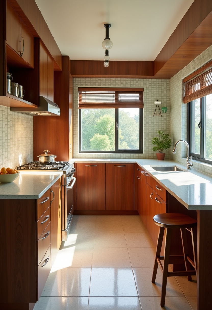 Narrow Kitchen Idea 26