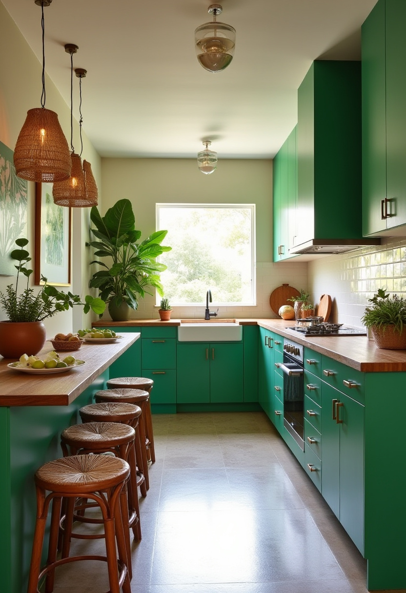 Narrow Kitchen Idea 29