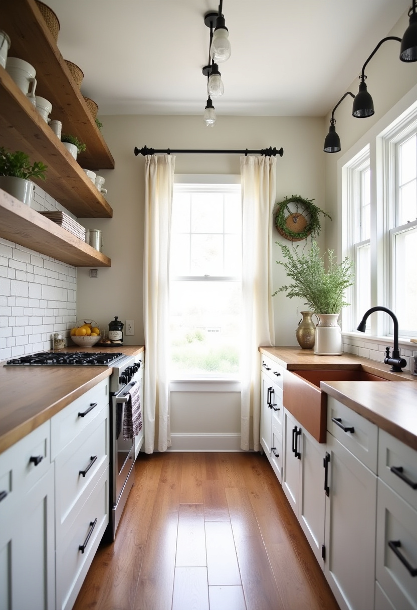 Narrow Kitchen Idea 7