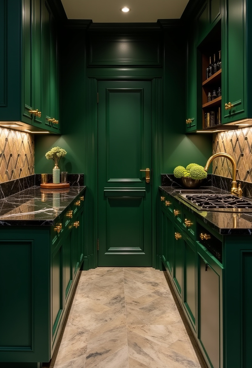 Narrow Kitchen Idea 8