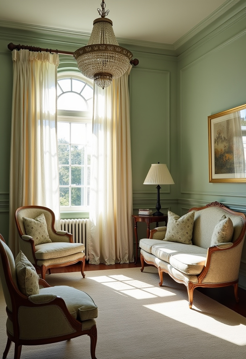 Neoclassic Living Room Design 12