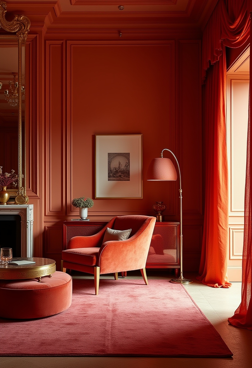 Neoclassic Living Room Design 16