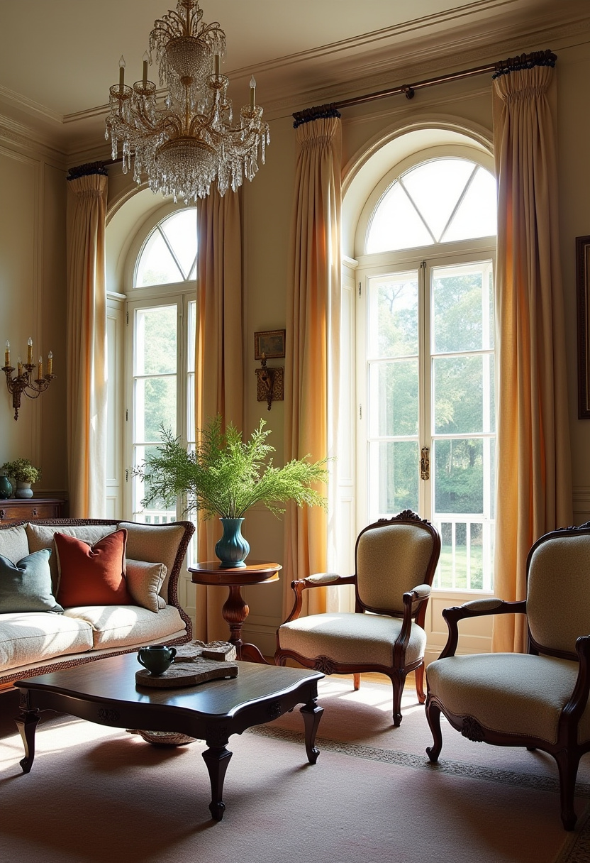 Neoclassic Living Room Design 2