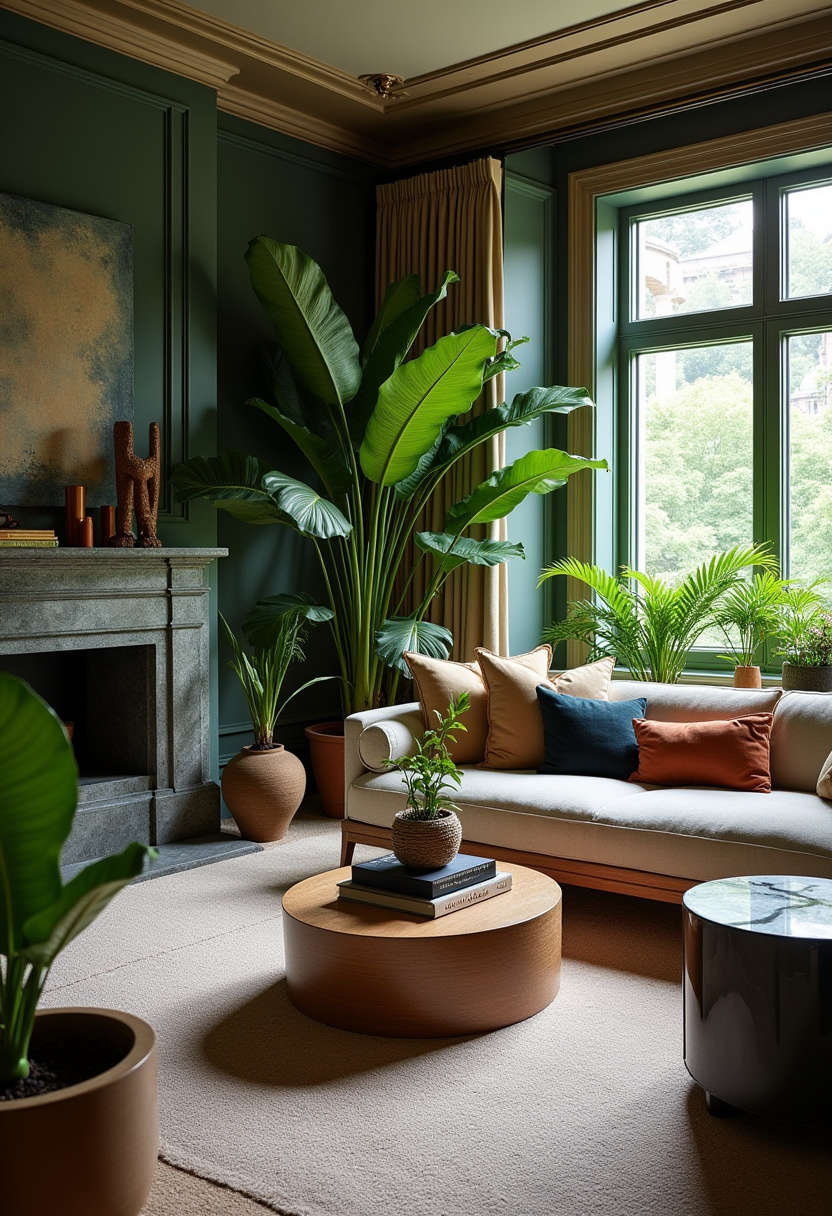 Neoclassic Living Room Design 20