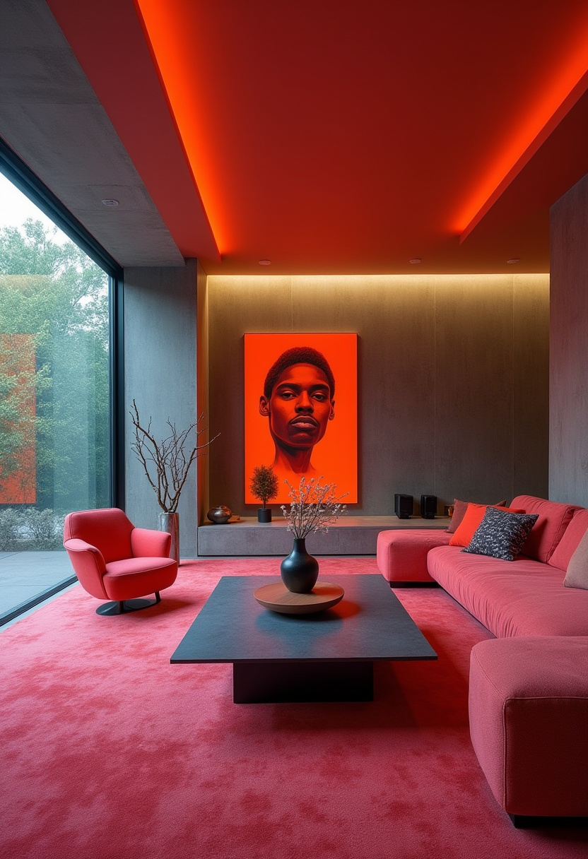 Neoclassic Living Room Design 29