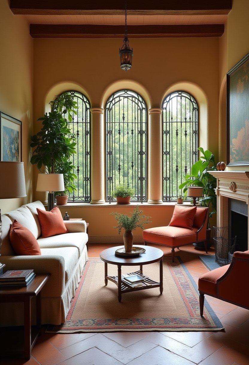 Neoclassic Living Room Design 5