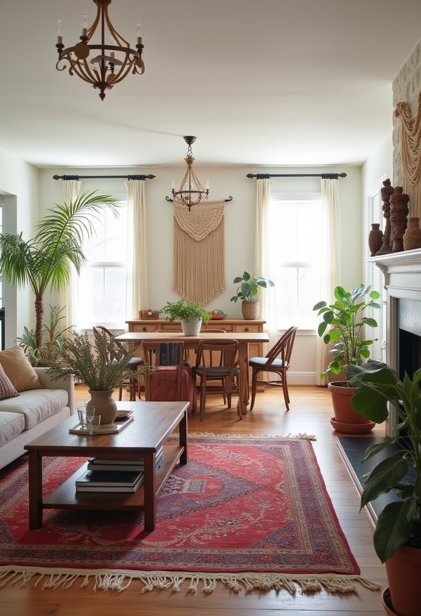 Open Space Living Room And Kitchen 14