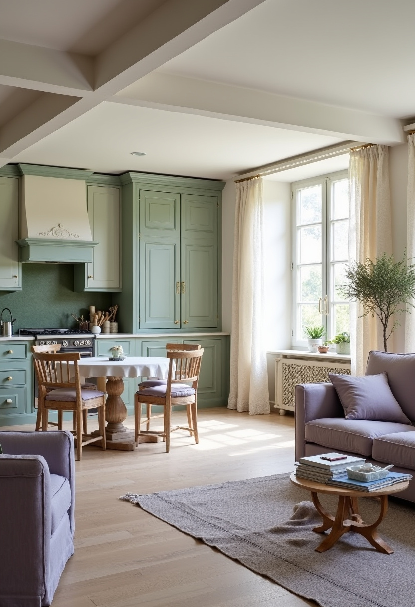 Open Space Living Room And Kitchen 19