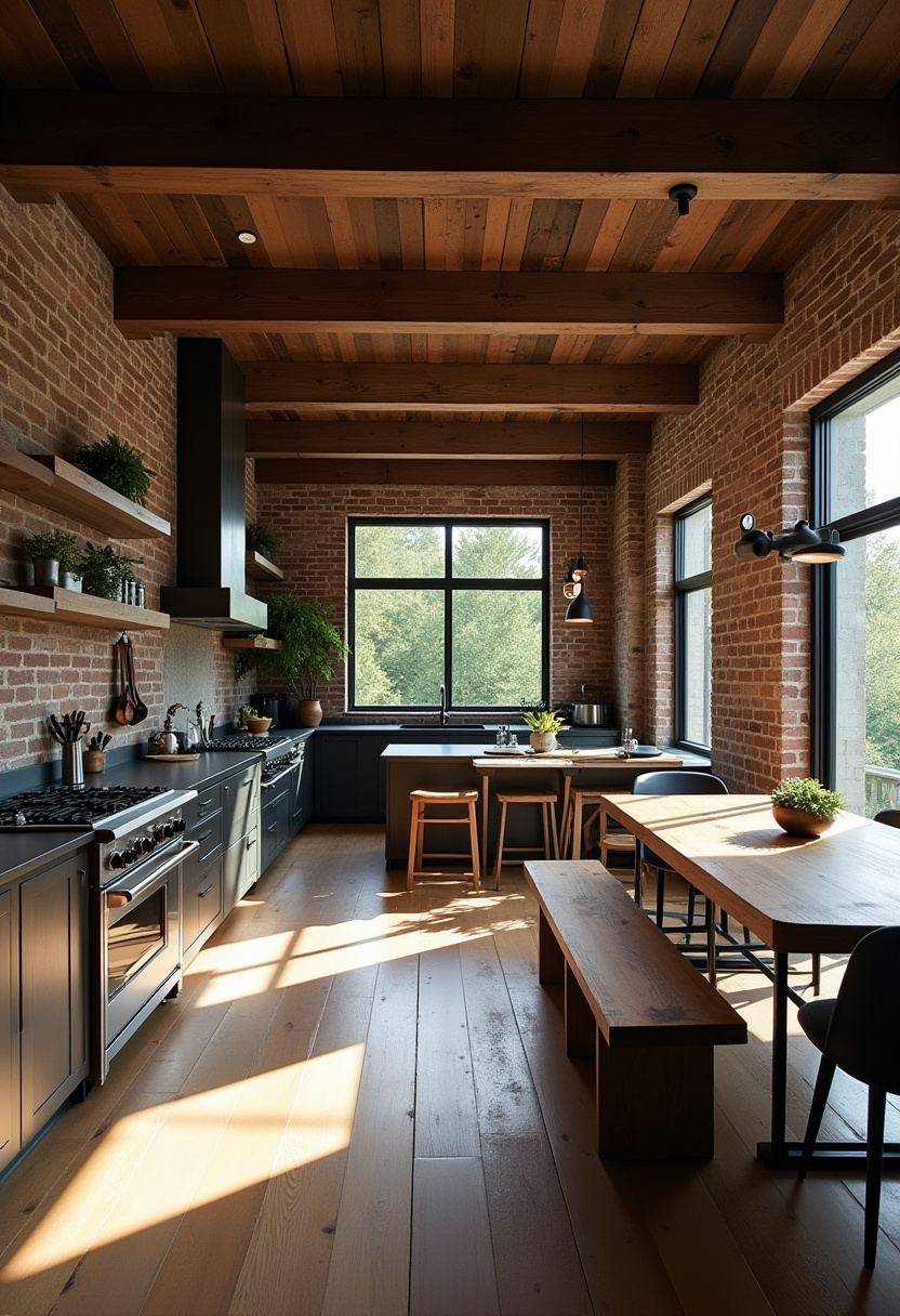 Open Space Living Room And Kitchen 4