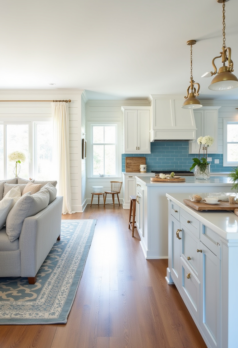 Open Space Living Room And Kitchen 6