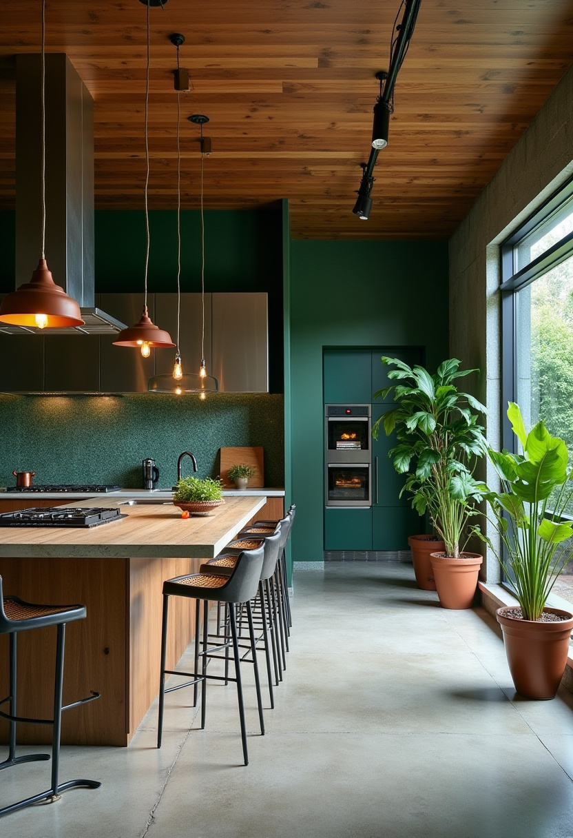 Open Area Kitchen And Living Room 2