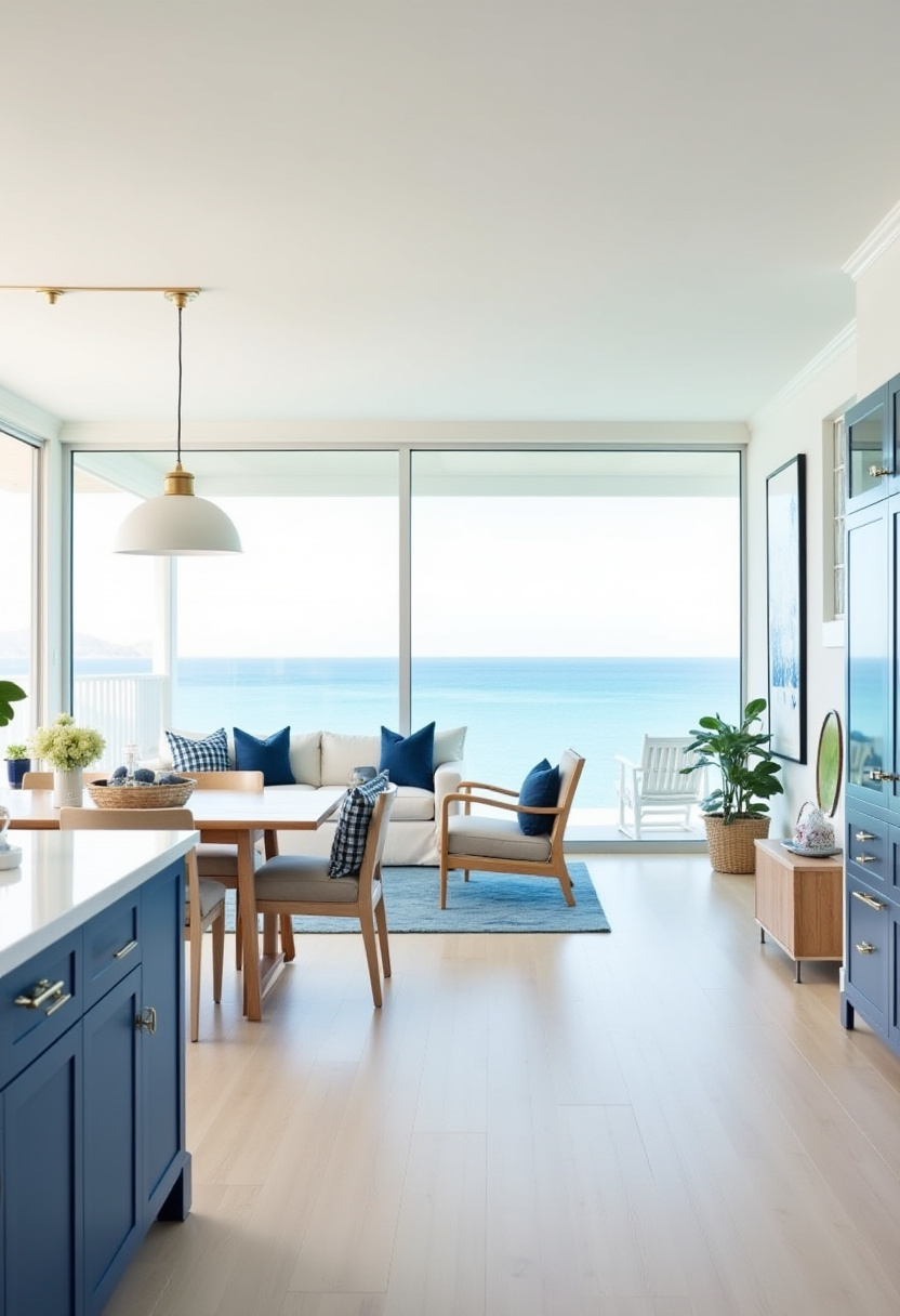 Open Area Kitchen And Living Room 21