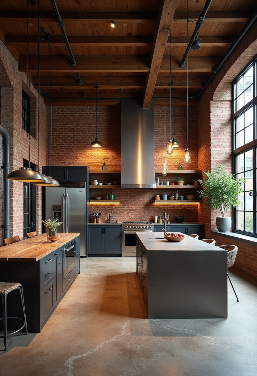 Open Area Kitchen And Living Room 3