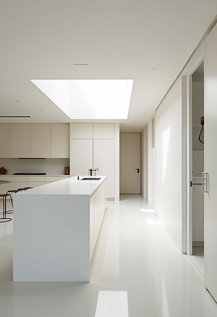 Open Kitchen And Living Room With Island 6