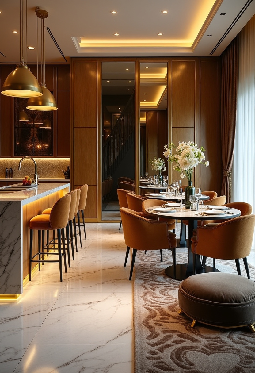 Open Kitchen Dining And Living Room 10