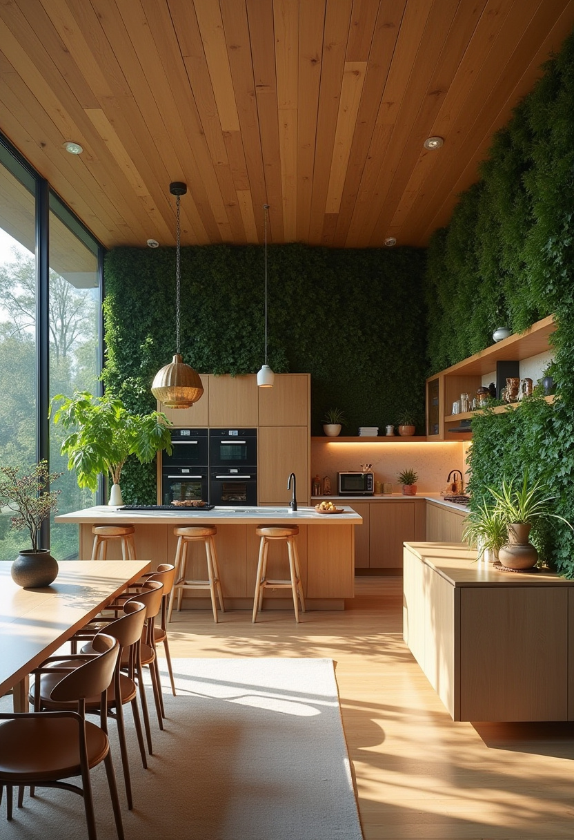 Open Kitchen Dining And Living Room 24