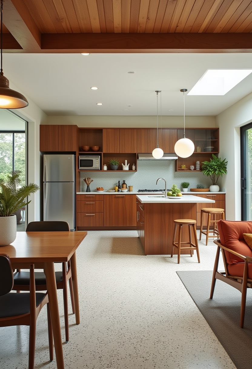 Open Kitchen Dining And Living Room 5