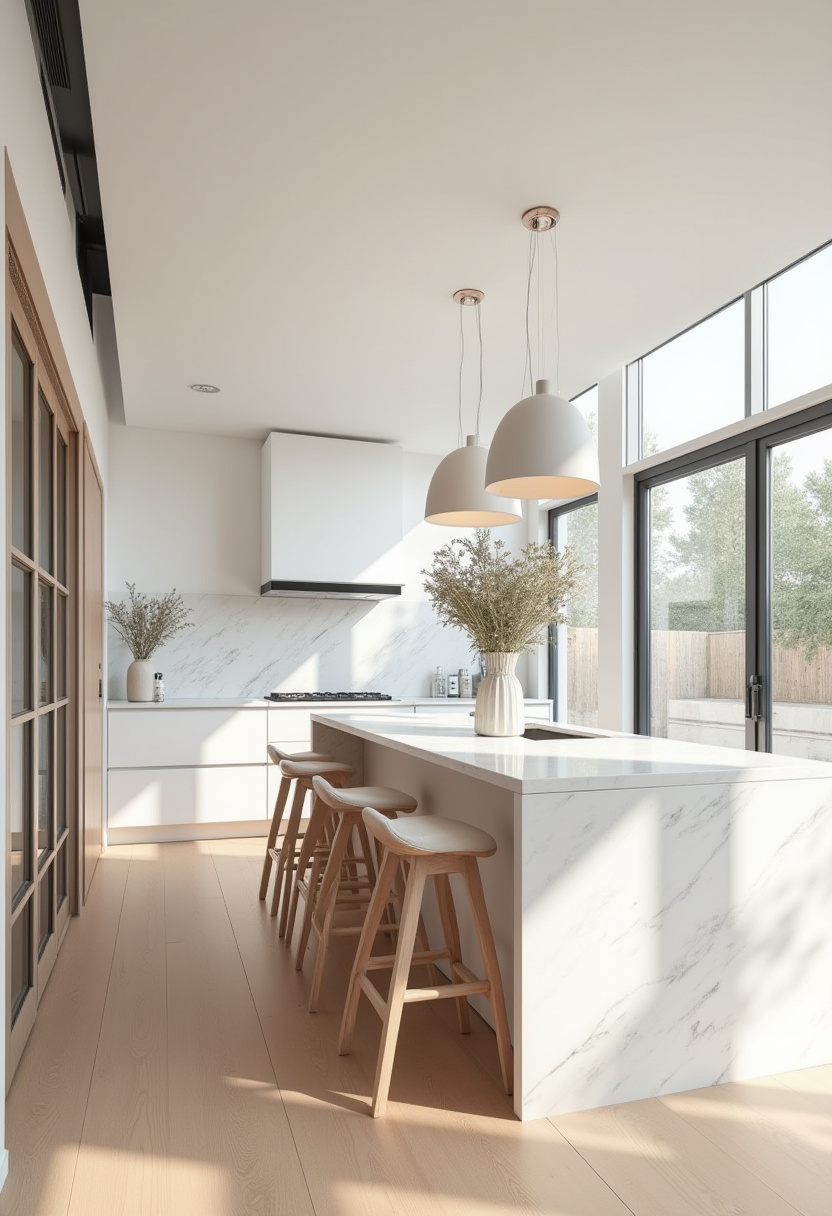 Open Kitchen With Island 1