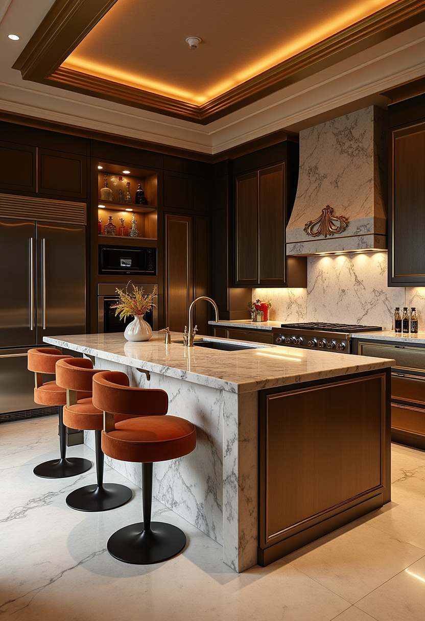 Open Kitchen With Island 10