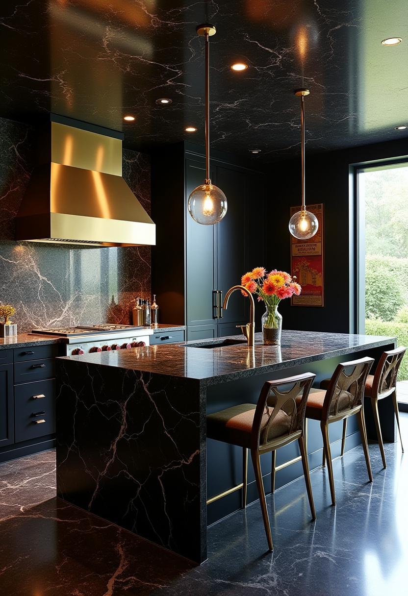 Open Kitchen With Island 16