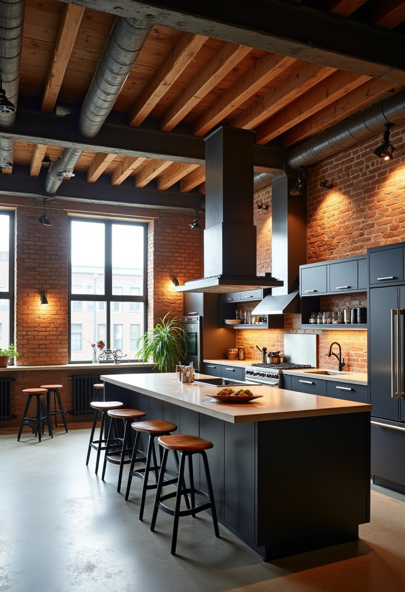 Open Kitchen With Island 20