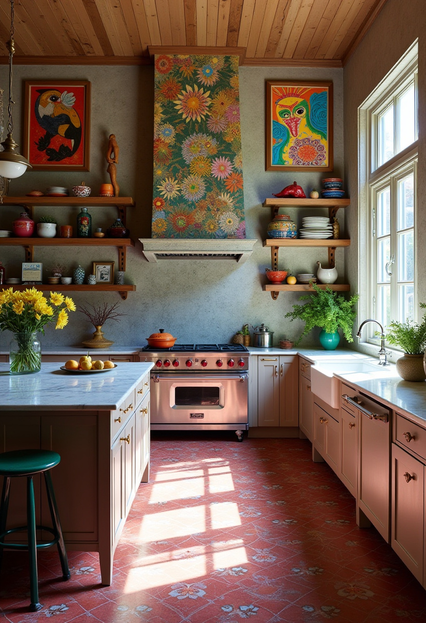 Open Kitchen With Island 26