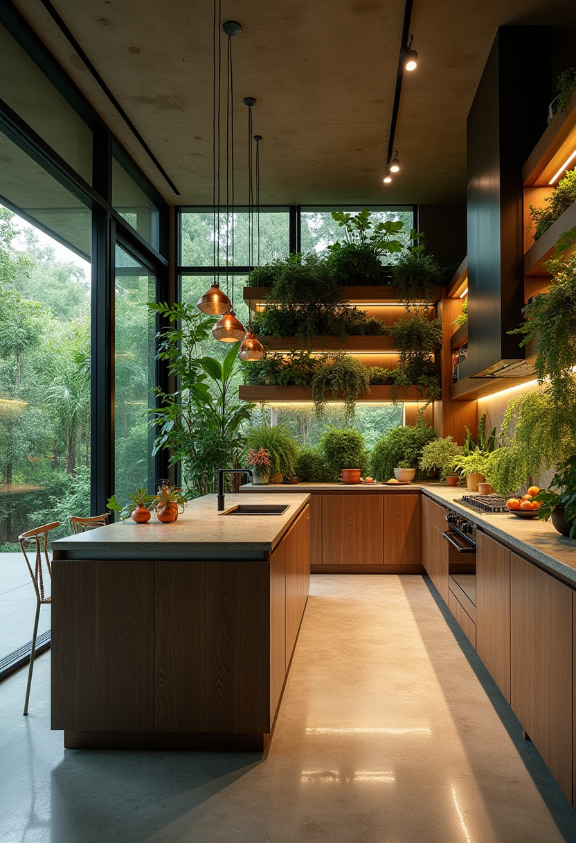 Open Kitchen With Island 27