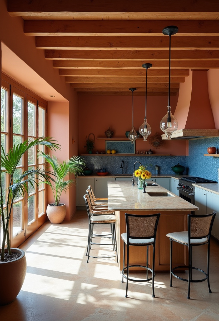 Open Kitchen With Island 29