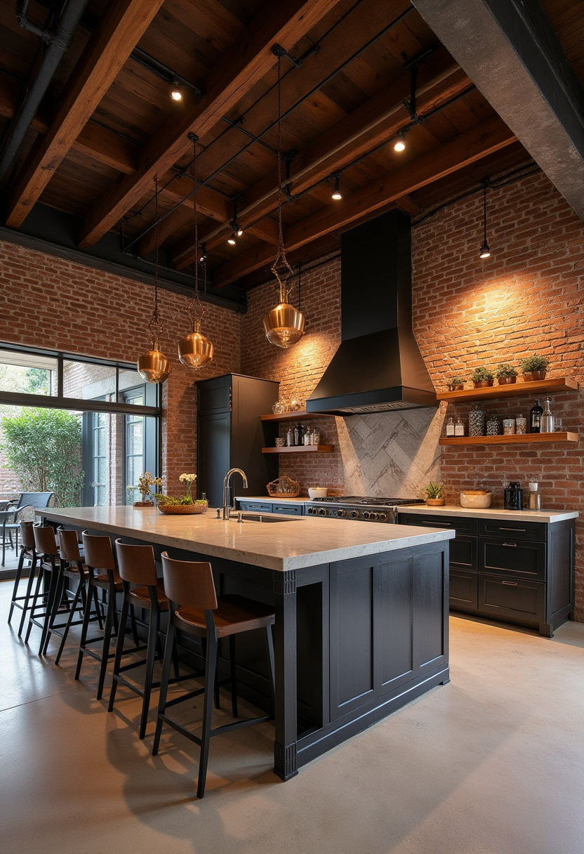 Open Kitchen With Island 4