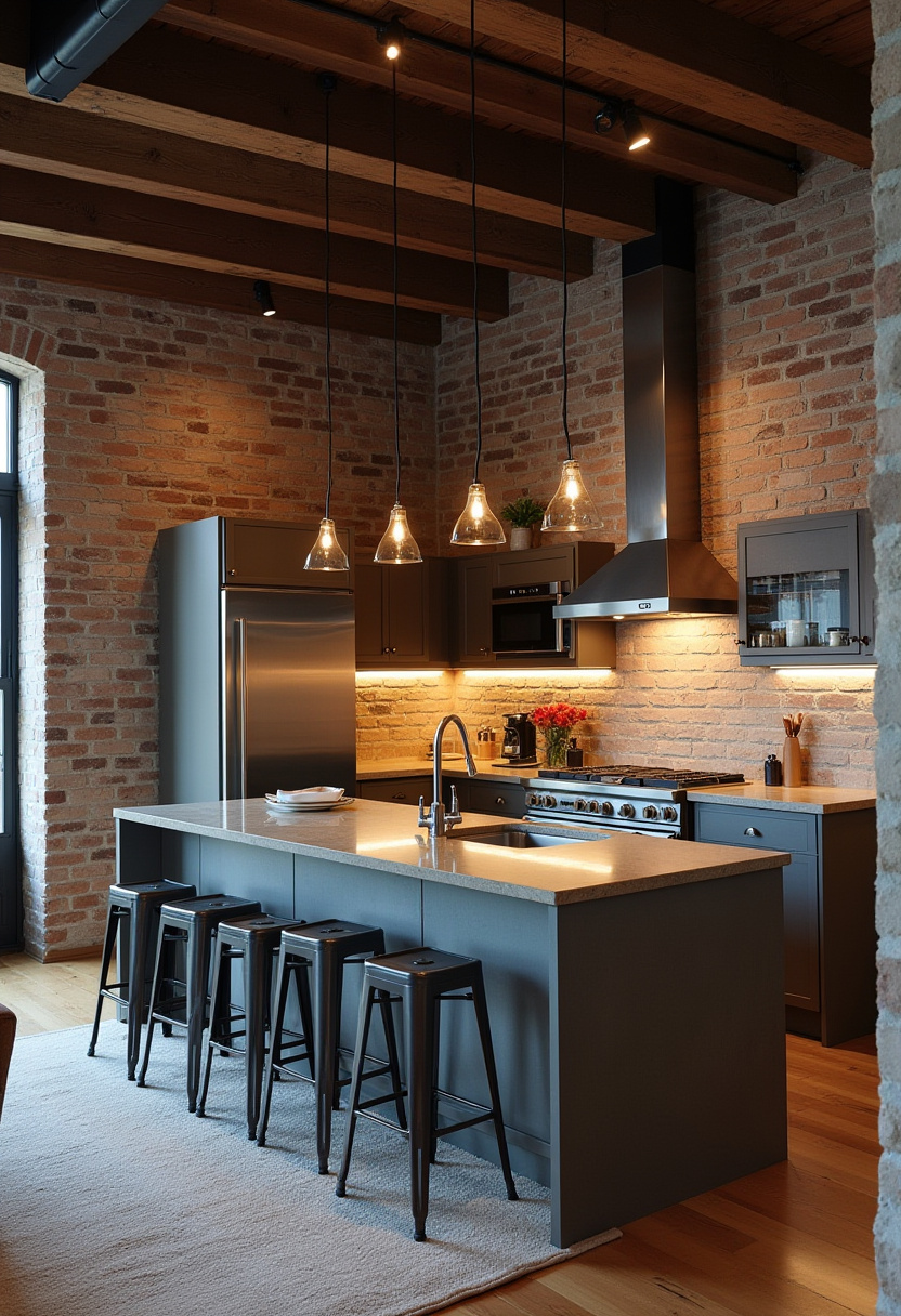 Open Kitchen With Living Room 4