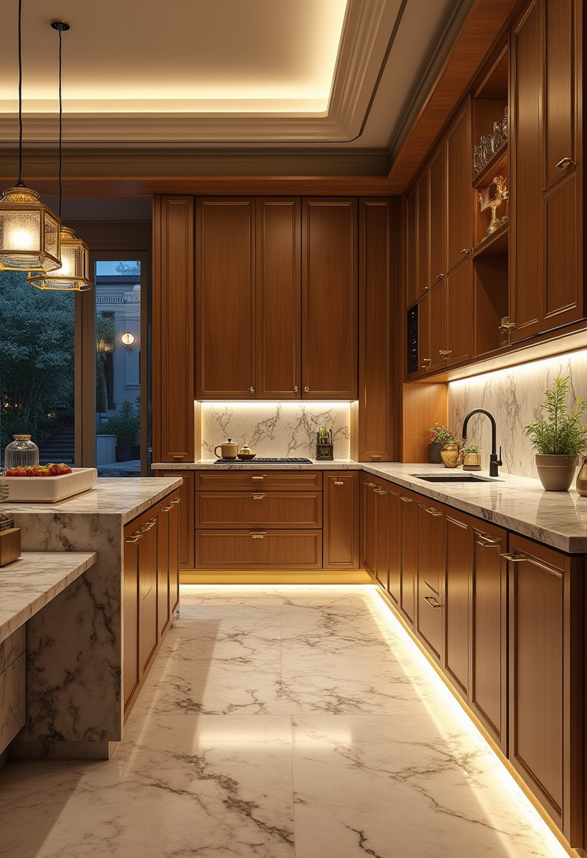 Open Kitchen With Living Room 9