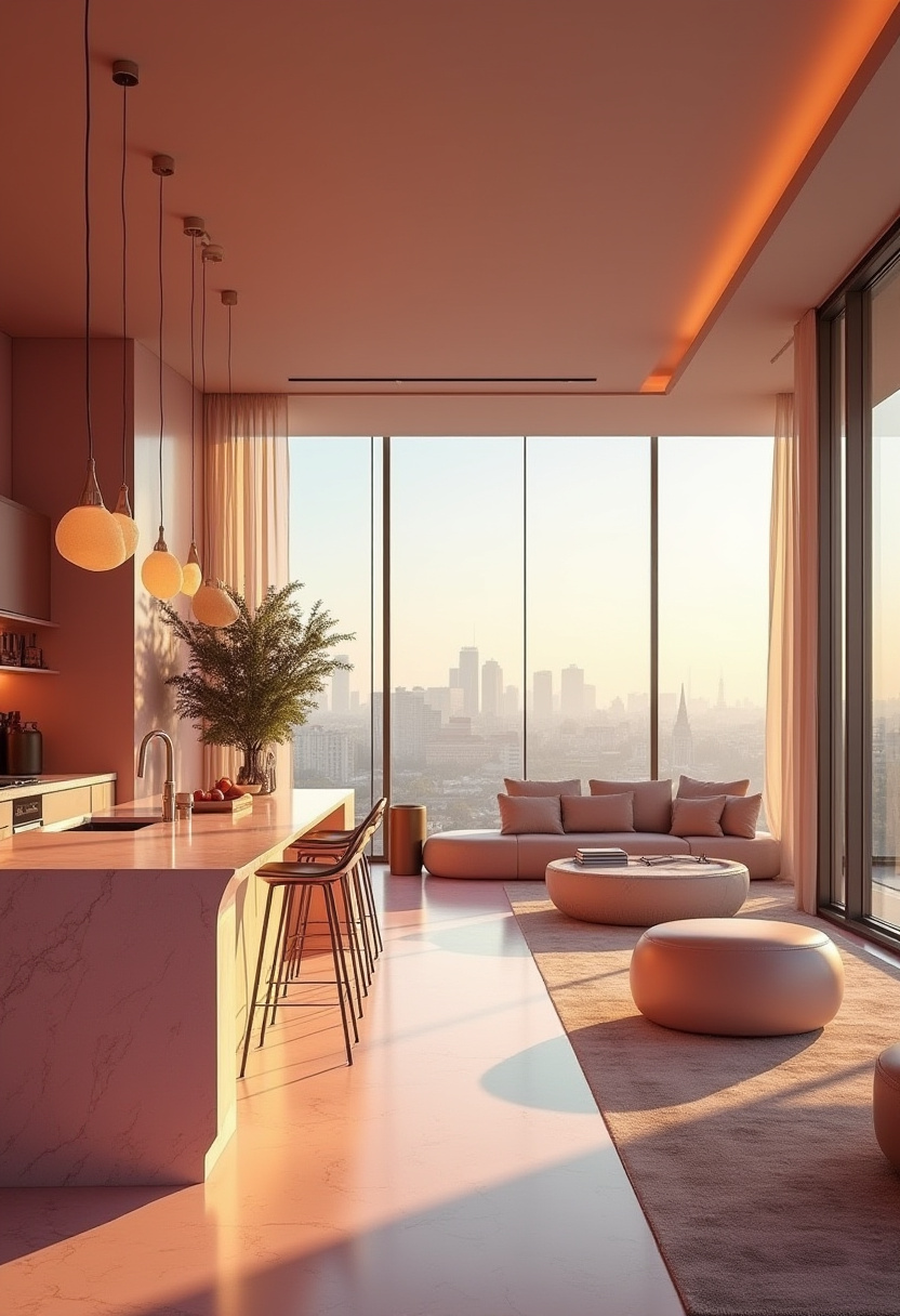 Open Space Living Room And Kitchen Ideas 15