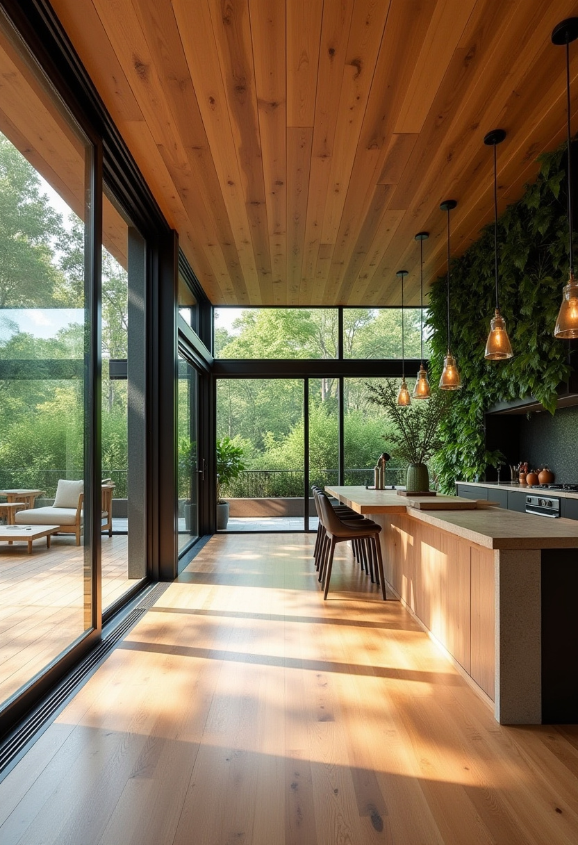 Open Space Living Room And Kitchen Ideas 23