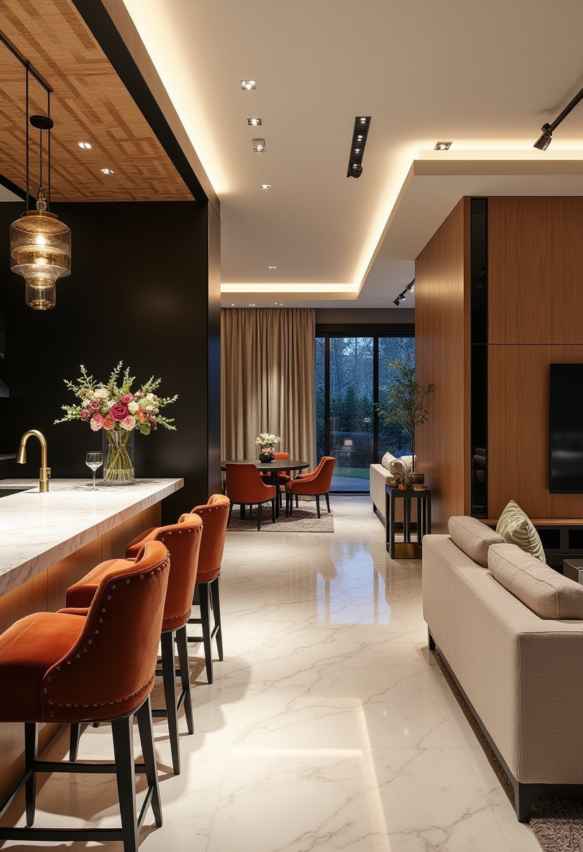 Open Space Living Room And Kitchen Ideas 7