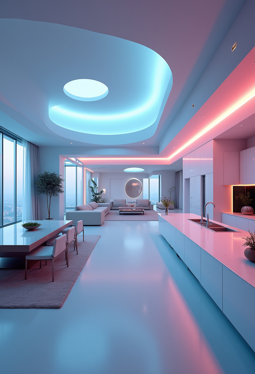 Open Space Living Room And Kitchen Ideas 9