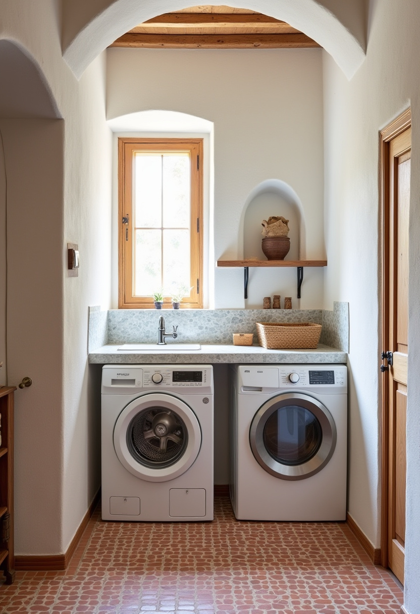 Small Bathroom With Washer And Dryer 11