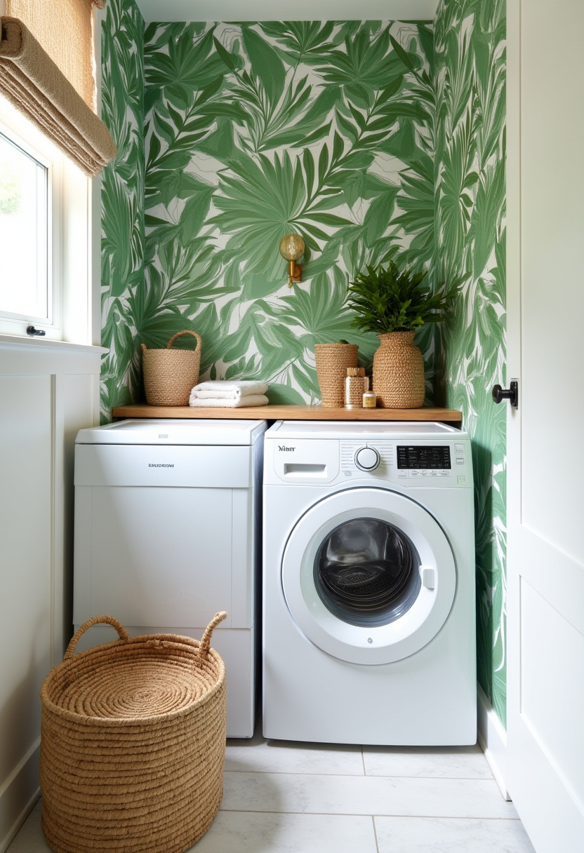 Small Bathroom With Washer And Dryer 12