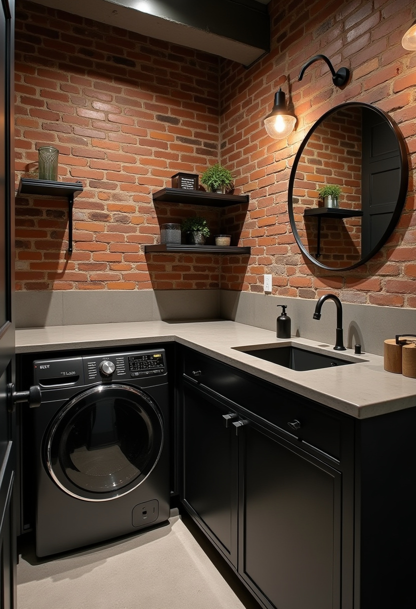 Small Bathroom With Washer And Dryer 13