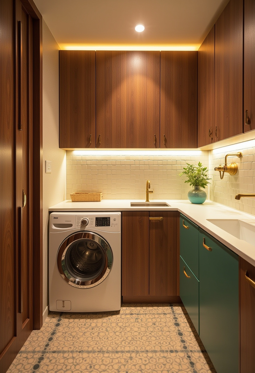 Small Bathroom With Washer And Dryer 17
