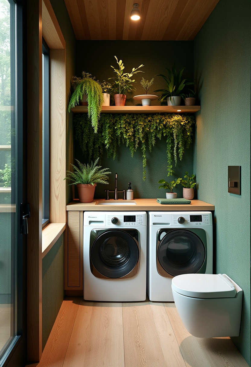 Small Bathroom With Washer And Dryer 22