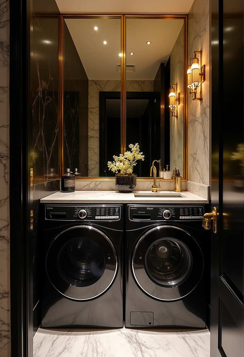 Small Bathroom With Washer And Dryer 23