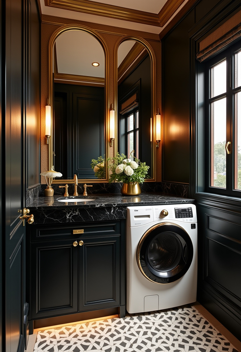 Small Bathroom With Washer And Dryer 7