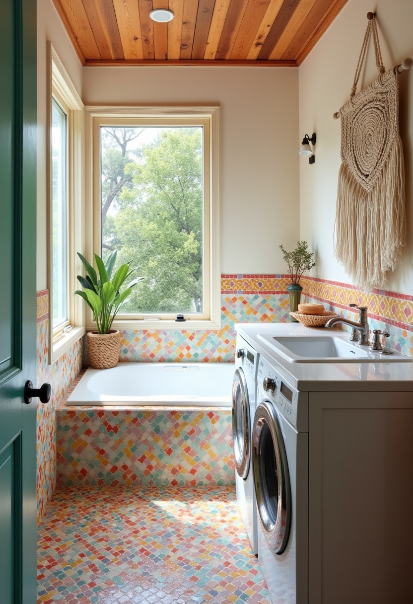 Small Bathroom With Washing Machine 13