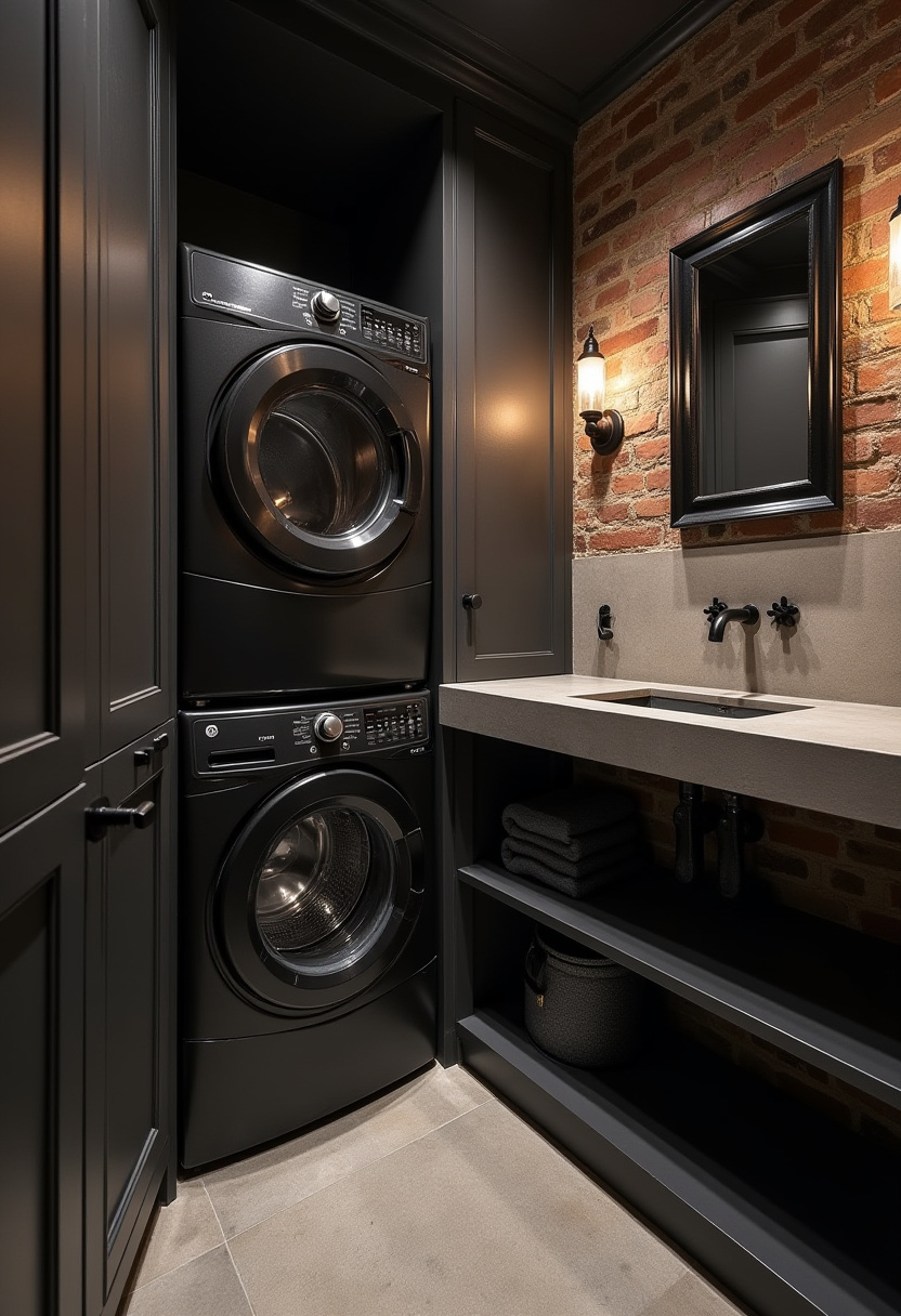 Small Bathroom With Washing Machine 14